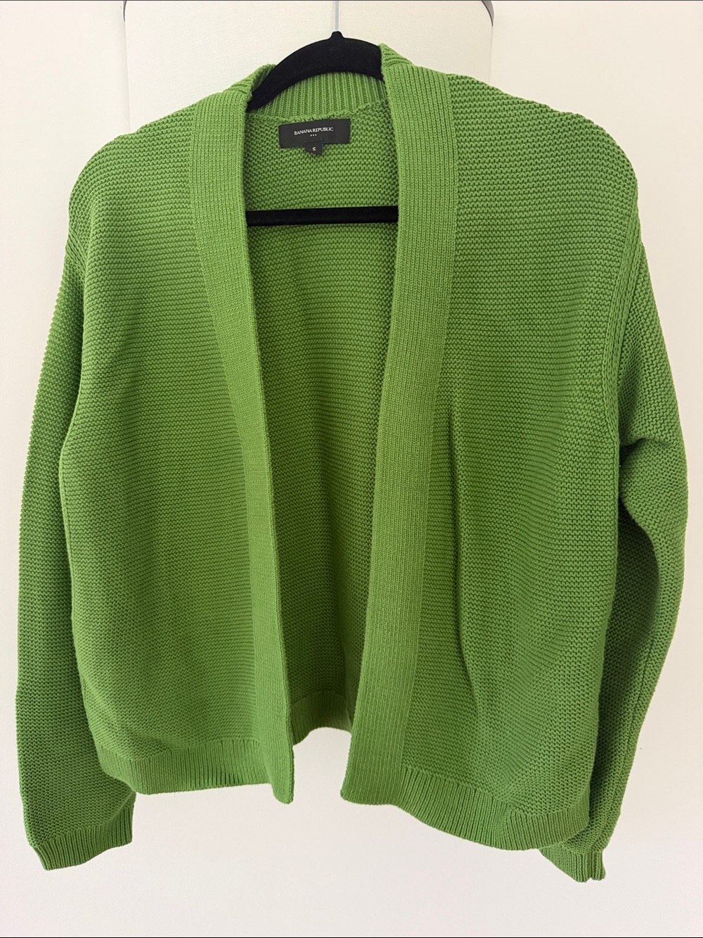 Banana Republic Green Open-Front Cardigan